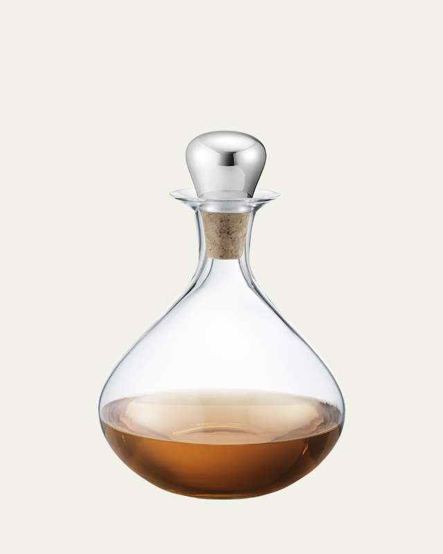 Sky Liquor Decanter with Steel Stopper